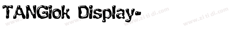 TANGiok Display字体转换